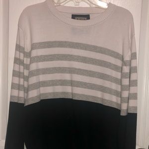 XIOS White/Grey/Black Long Sleeve Sweatshirt